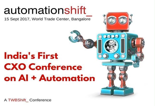 TWB_ announces automationshift_, India's first CXO conference on automation and Artificial Intelligence