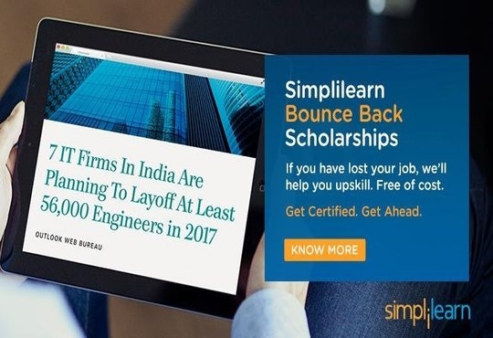 Simplilearn to offer bounce back scholarships for IT professionals in India