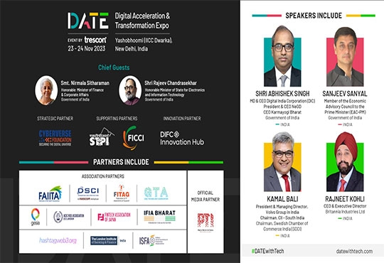 Hon'ble MoS Rajeev Chandrasekhar Joins India's Most Impactful Tech Event - DATE (Digital Acceleration and Transformation Expo)