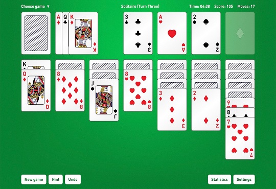 Learn to Spin Web of Spider Solitaire