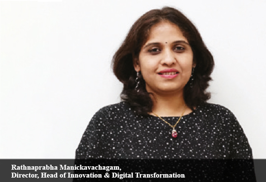 Rathnaprabha Manickavachagam, Director, Head of Innovation & Digital Transformation, Societe Generale Global Solutions Center (SG GSC)